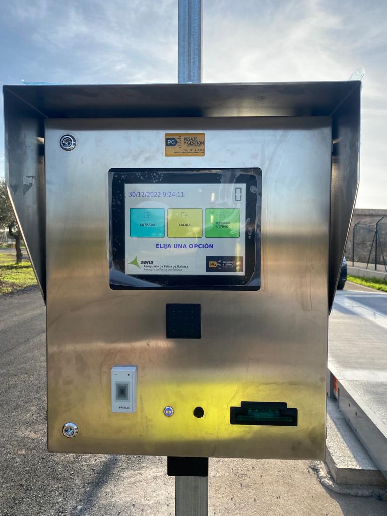 Terminal HMI de pesaje automático